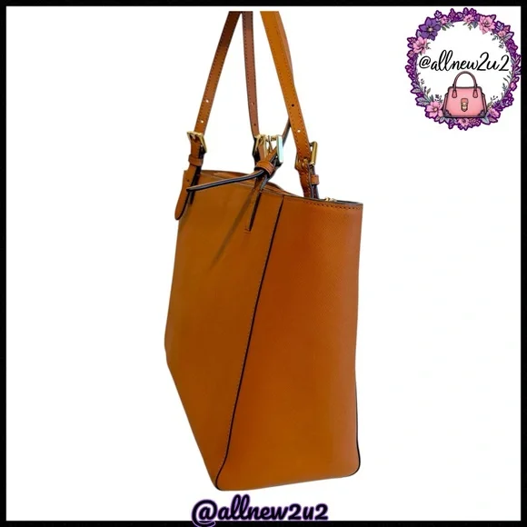 Tory Burch Cardamom Extra Large Zippered Tote Excellent Condition HP - Picture 4 of 17